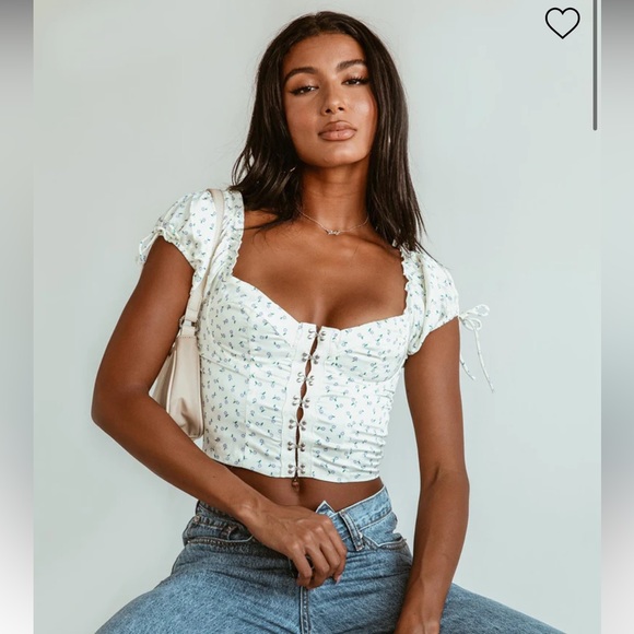 Princess Polly Tops - Princess Polly Floral Allyson Top